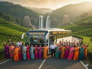 Theni, Meghamalai, and Thekkady: 53-Seater Pinnacle Tour
