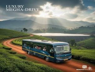 Theni, Megamalai, Thekkady, Munnar Grand Group Tour Luxury 40-Seater Coach