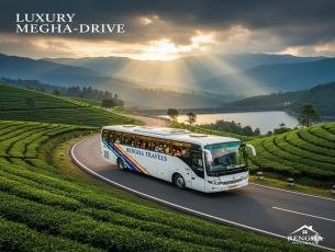 Theni, Megamalai, Thekkady, Munnar Ultimate Grand Tour 45-Seater Luxury AC Coach