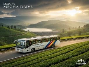 Theni, Megamalai, Thekkady, Munnar Ultimate Grand Tour  The 53-Seater Luxury AC Coach