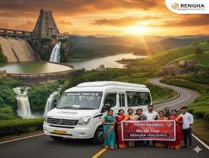 Theni to Vagamon Circuit: Caravan Luxury Group Tour