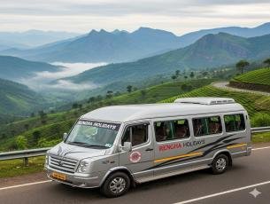 Theni to Thiruvananthapuram Airport  AC Tempo Traveller