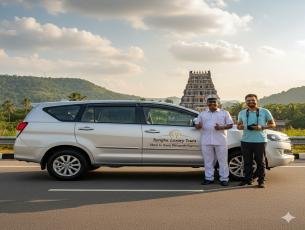 Theni to Trivandrum Railway Station Tour Package  Toyota Innova Crysta