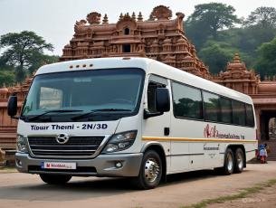 Theni to Munnar & Cochin (2 Nights / 3 Days) 2+2 45 Seater Luxury Bus.