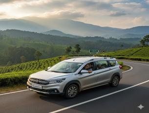 1 Night / 2 Days Theni - Thekkady - Suruli Falls - Rose Garden TThenicalltaxi (7+1 Innova Crysta)our